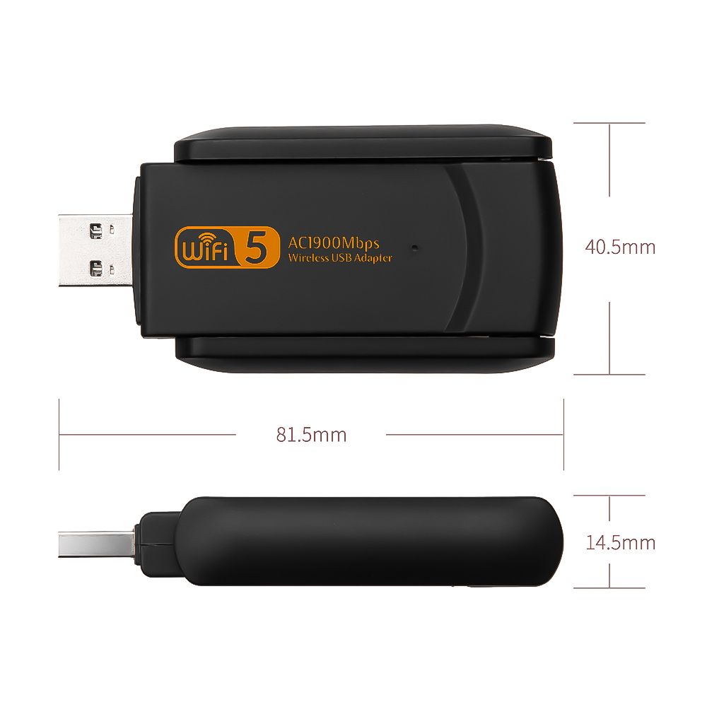 1900Mbps 1200Mbps 300Mbps USB 3.0 Wifi Adapter 2.4GHz 5GHz