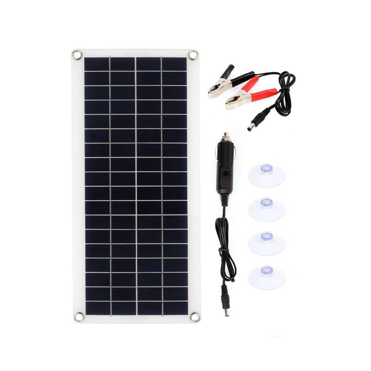 15W Solar Panel 12-18V Solar Cell Solar Panel for Phone RV Car MP3 PAD Charger Outdoor Battery Supply B