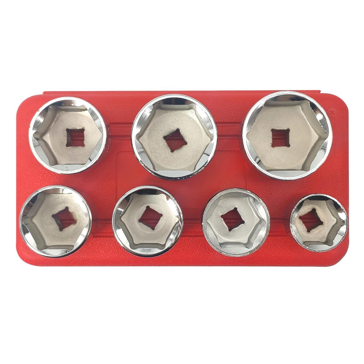 7 Pcs Oil Filter Removal Socket Wrench Tool Set 24 27 29 30mm 7pcs