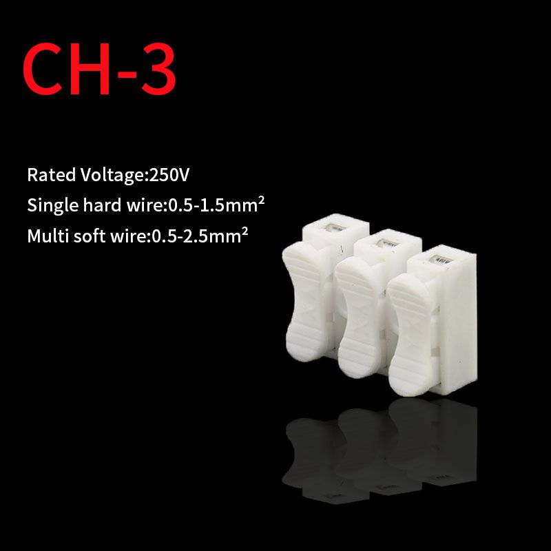 High Pressure Resistant 2pin 3pin 10A 220V Push Quick Wire