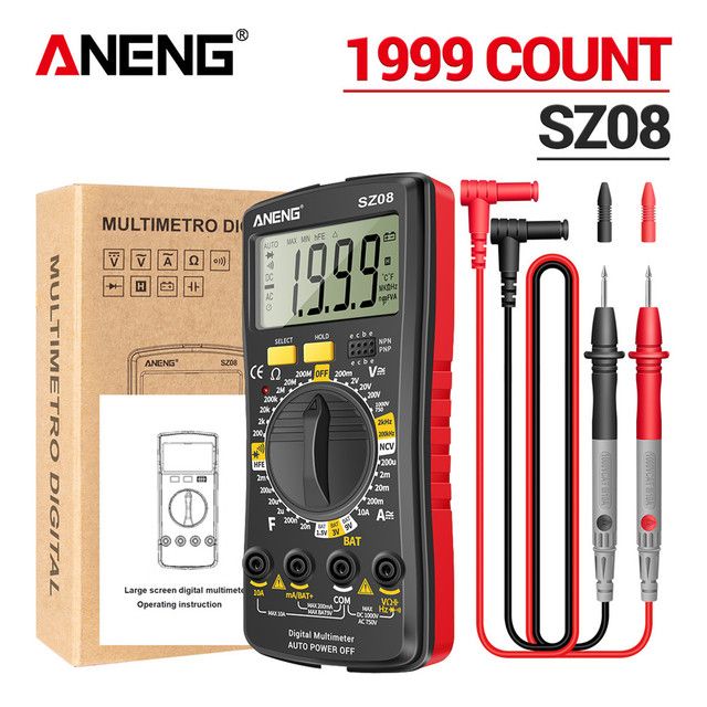 ANENG SZ08 Digital Multimeter Ultra-thin Storage