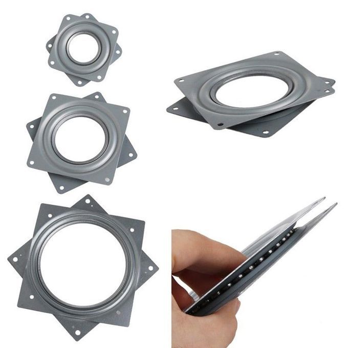 3 Sizes Full Ball Bearing Swivel Plate Metal Lazy Susan Turntable TV