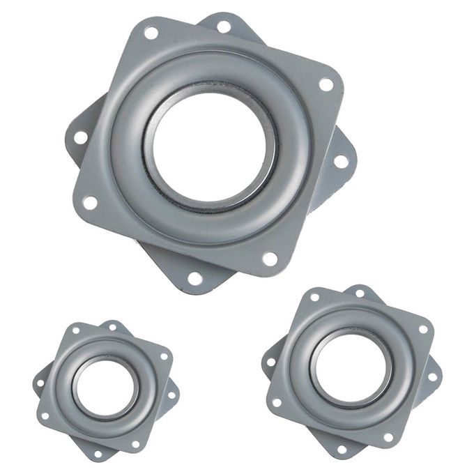 3 Sizes Full Ball Bearing Swivel Plate Metal Lazy Susan Turntable TV