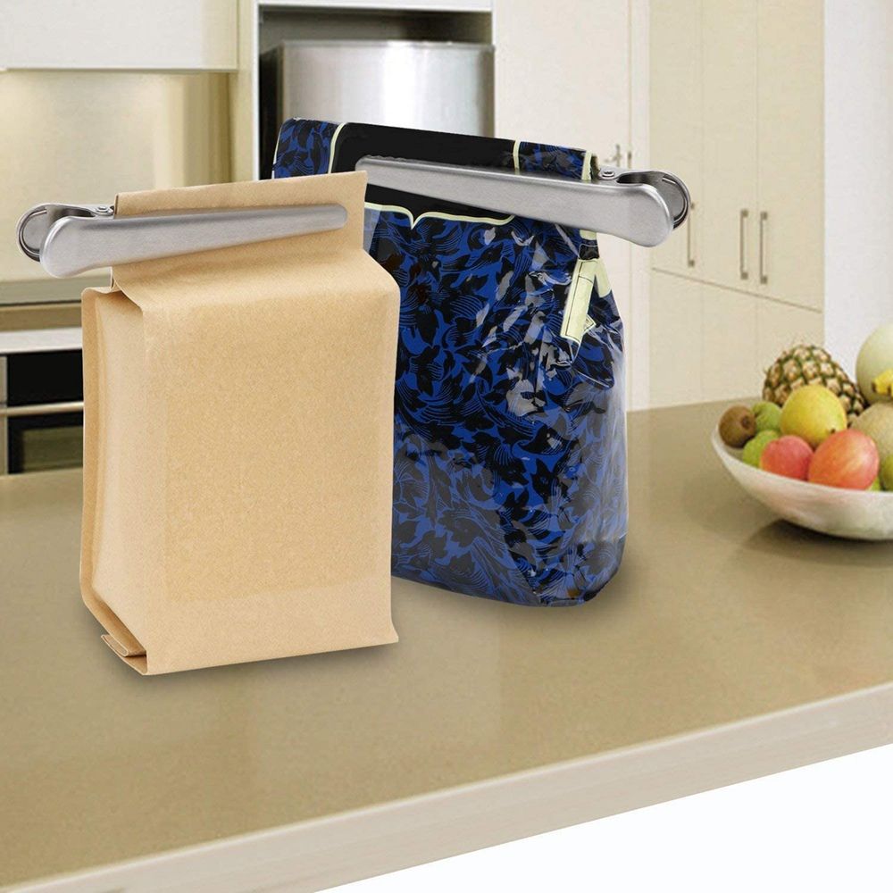 10Pcs Stainless Steel Food Storage Bag Sealing Machine
