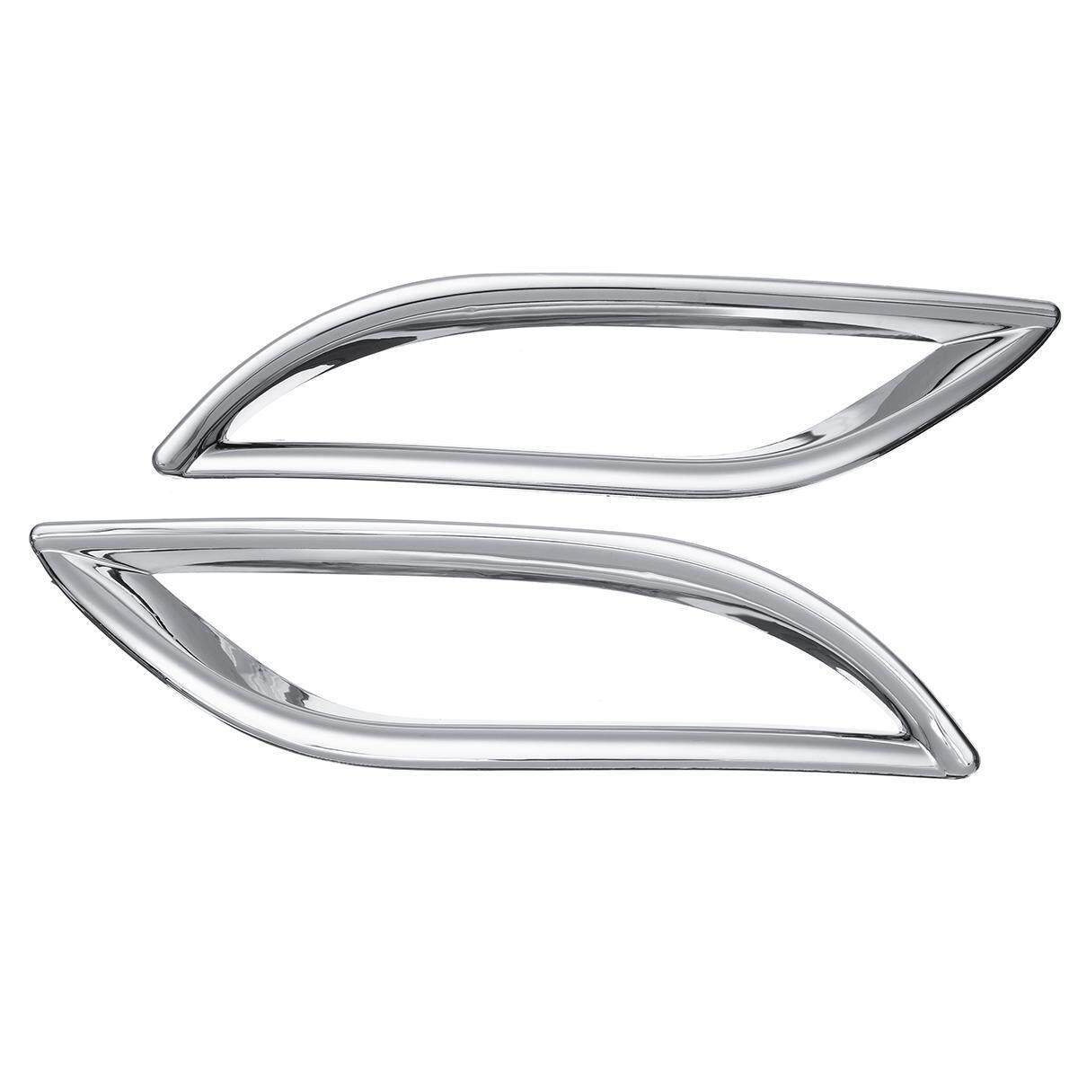 Chrome Rear Bumper Fog Light Cover Trim For Chevy Malibu 2016 2017 2018