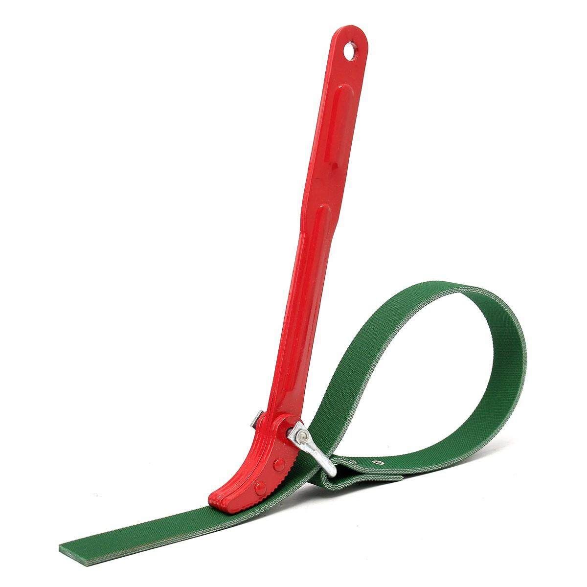Universal Car Repair Tool Adjustable Belt Oil Filter Strap Spanner Wrench 12'RED