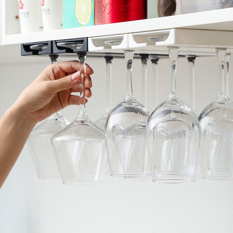 Kitchen Shelf 2 PCS  Goblet Wine Glass Hanging Rack