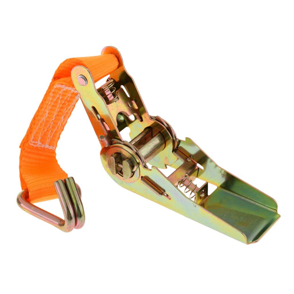 6m Cargo S Ratchet With Fastening Buckle Tie Down S Webbing With Double J Hooks Lashing For Cargo Lorry Car Marine Boat