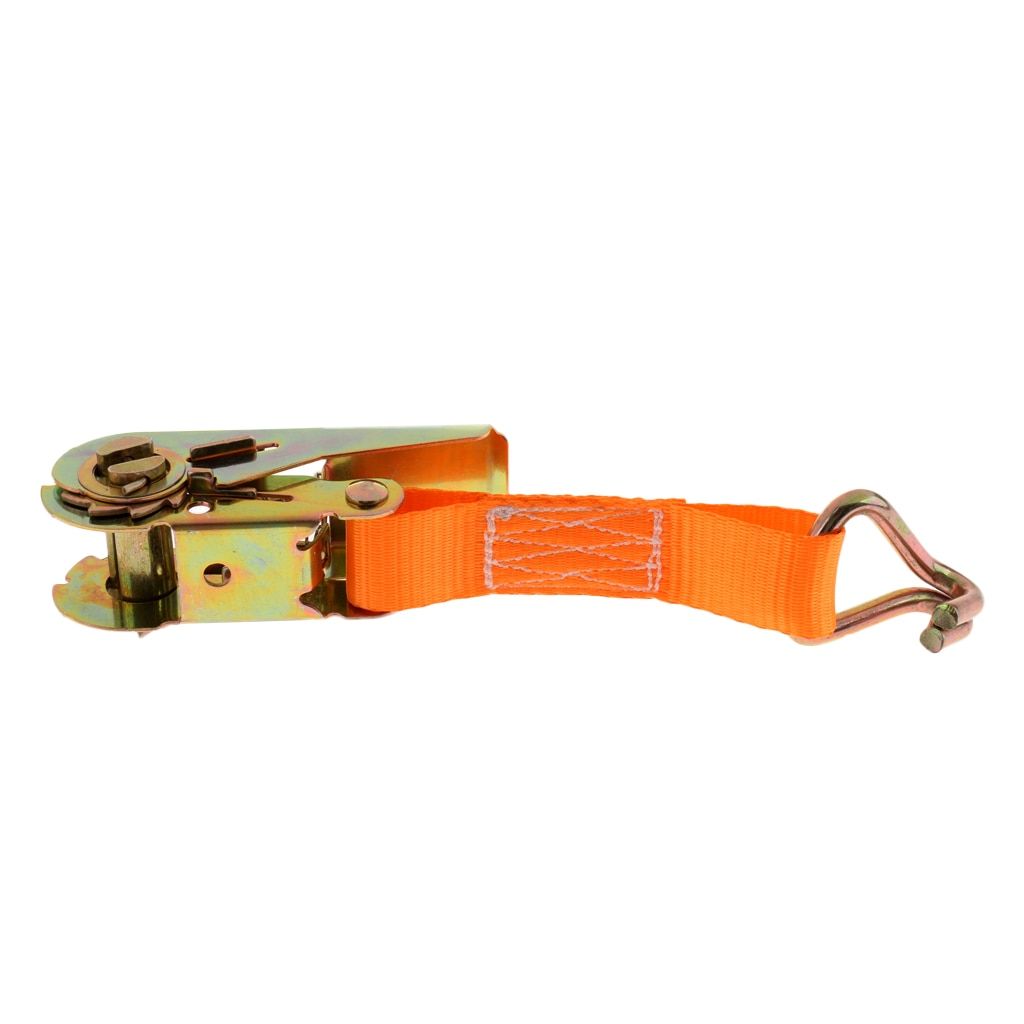 6m Cargo S Ratchet With Fastening Buckle Tie Down S Webbing With Double J Hooks Lashing For Cargo Lorry Car Marine Boat