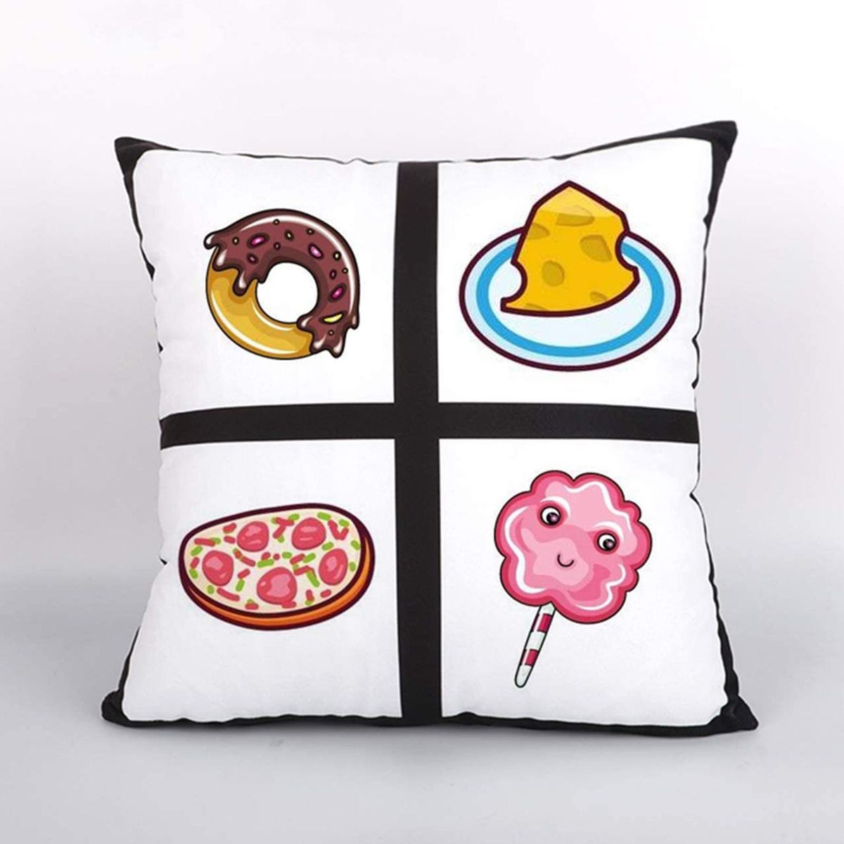 2x Sublimation   Polyester Pillow Case DIY Home Throw