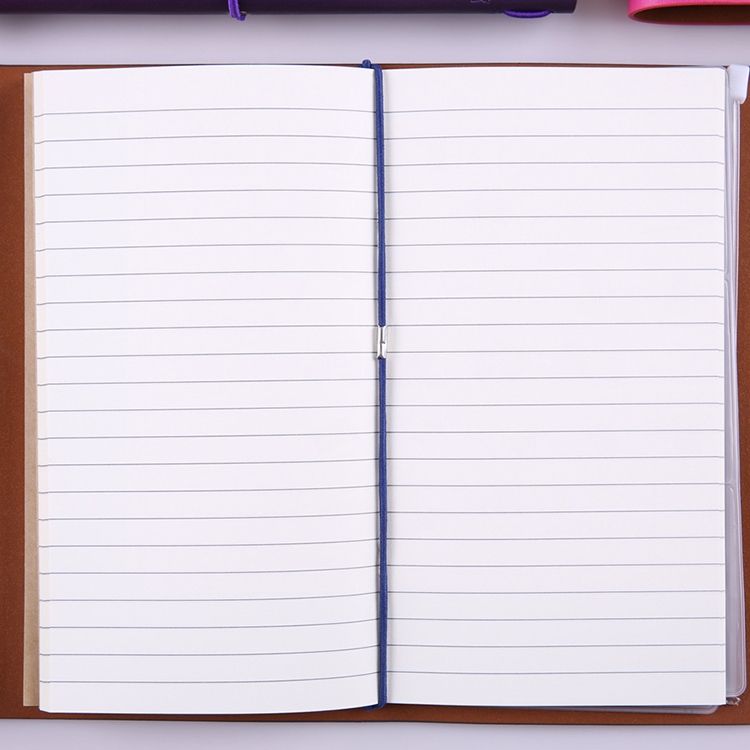 Pretty Butterfly Lady Vintage Travelers Notebook Diary Notepad PU Leather Literature Journal Planners School Stationery(Purple)