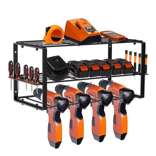 Power Tool Organizer Wall Mounted Floating Shelf For Drill
