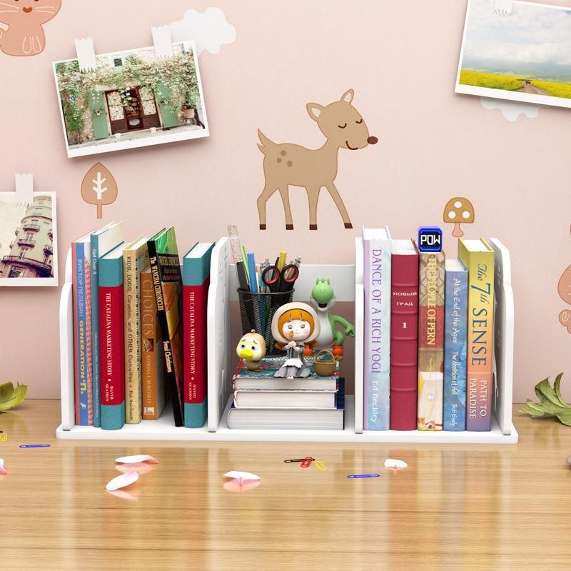 Hollow Book Storage Rack Wooden Office Desktop File Sh Information Magazine Storage Holder Living Room Table Book Stand Cute