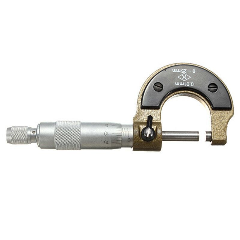 0-25mm 0.01mm Metric Diameter Micrometer Gauge Caliper Tool