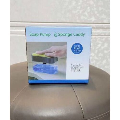 Unique Compact Soap Pump And Sponge Caddy