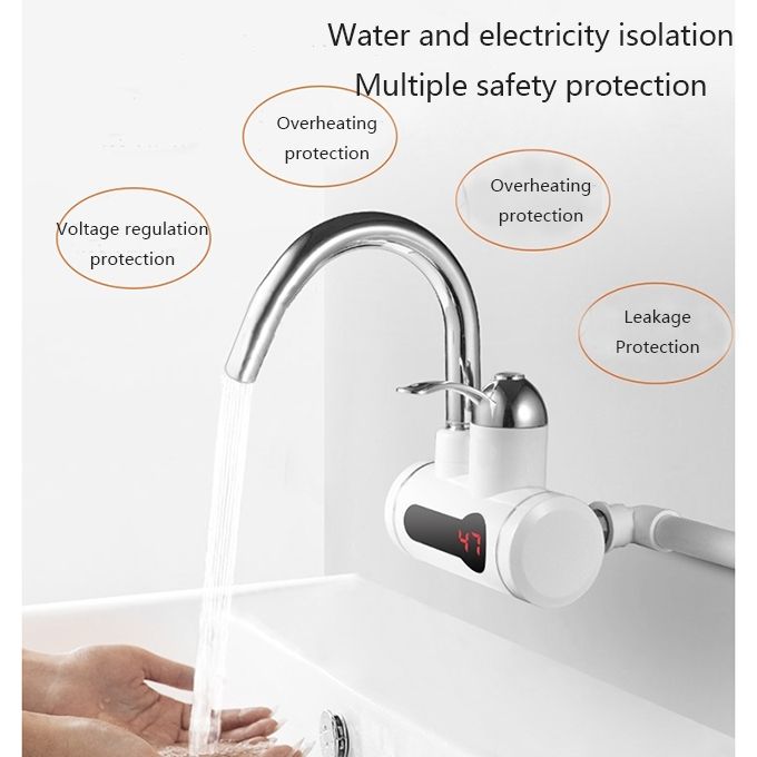 Electric Hot Water Kitchen Sink Faucet
