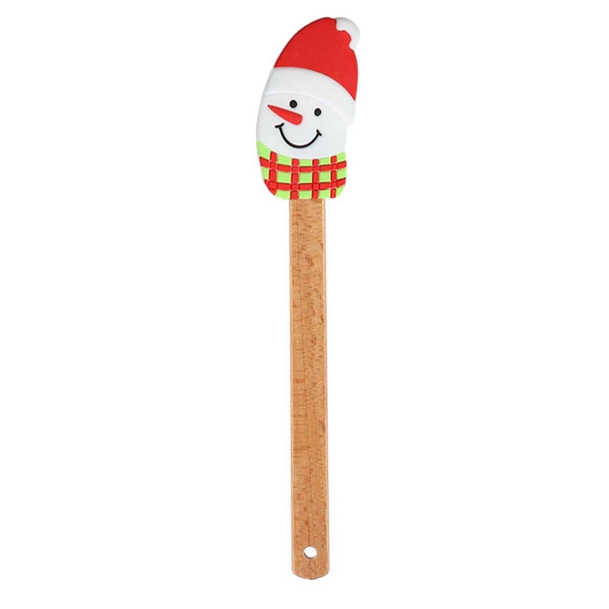 Smooth Comfortable Scraper Joyful Holidays Silicone Baking for Cookies