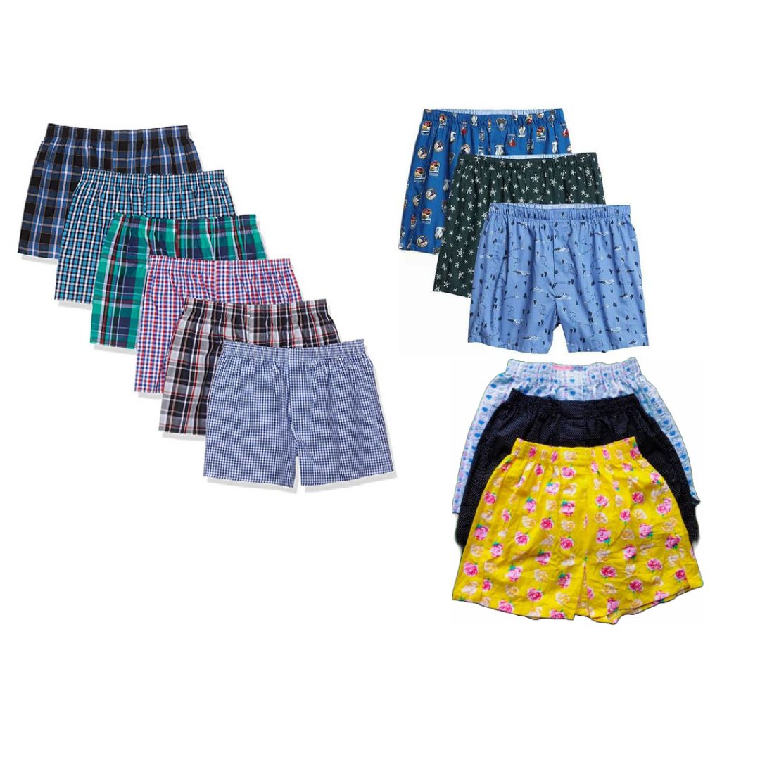 6 Pieces Of Mens Boxer-Colour