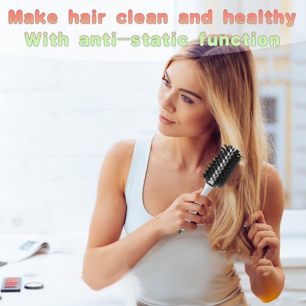 Adjustable Hair Brush Styling Brush Roller Brush Professional Round Brush Through Tangles With Ease For All Hair Types Roll Brush