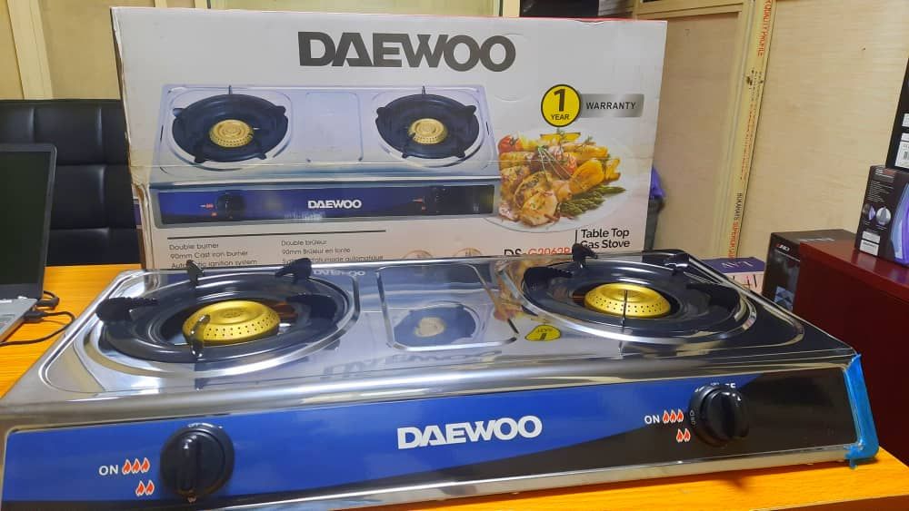 Daewoo Double Face Stainless Gas Burner