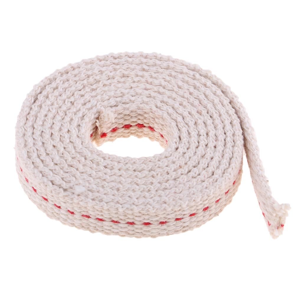 Cotton Flat   Round   1m Roll For Paraffin Oil Or  Flat Wick
