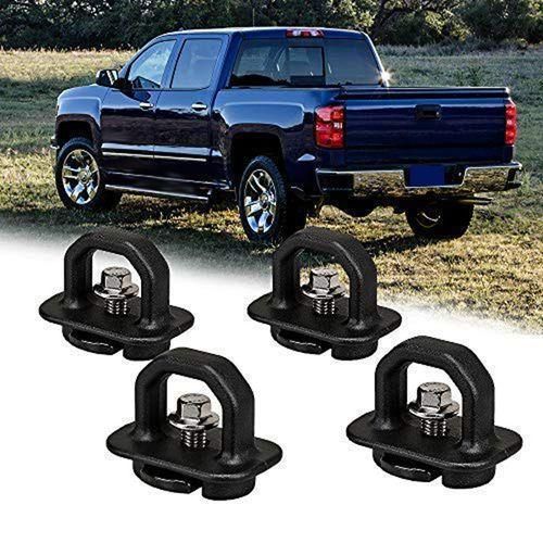 For Chevy Anchor Truck Bed 4Pcs Set Tie Downs Anchor Fits