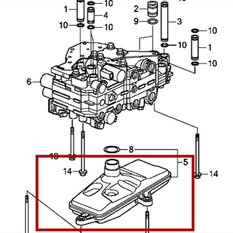 Gearbox Filter Transmission Filter Strainer Assy For HONDA