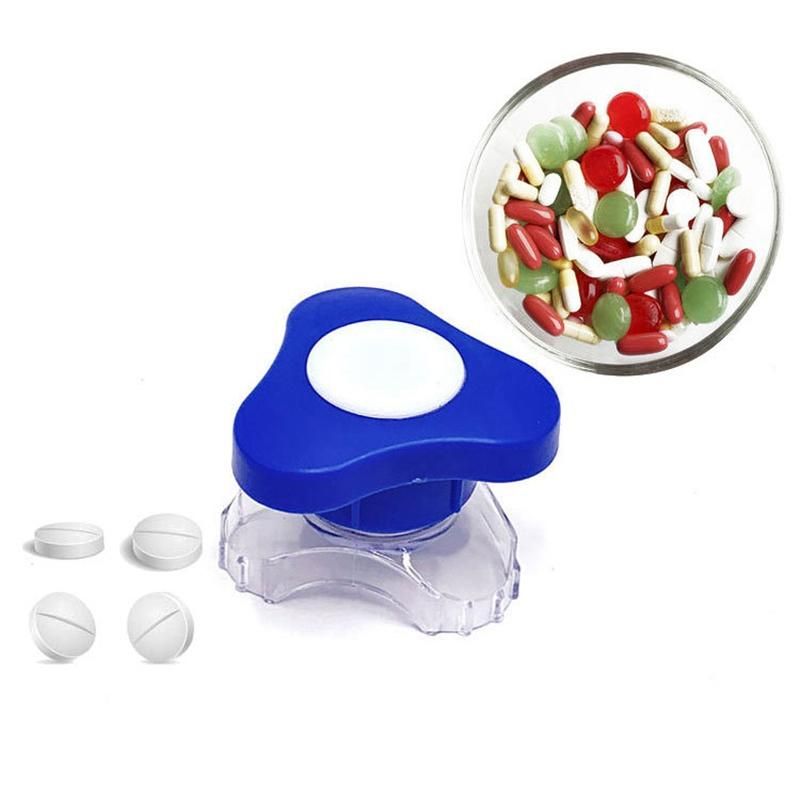 1Pcs Pill Pulverizer Tablet Grinder Medicine Cutter-Crusher & Storage Box Crush Medicine Specially Designed Children