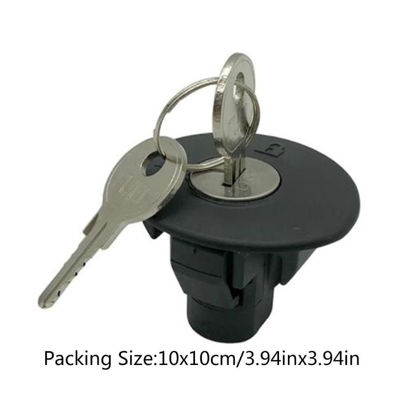 Tank Plug Cover with 2 Keys Lockable Compatible with Ford- F1 2012-2020 EDGE 10-2014 Explorer 13-2019 Car