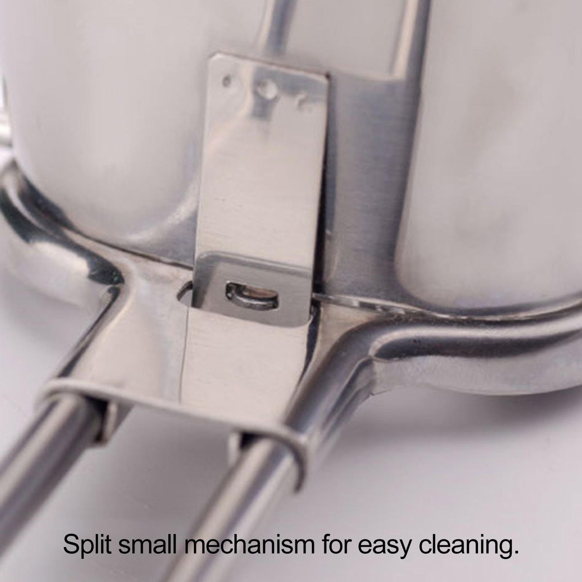 Metal Handheld Herb Mill Rotary Vegetable Grater Grinder for Fresh Silver