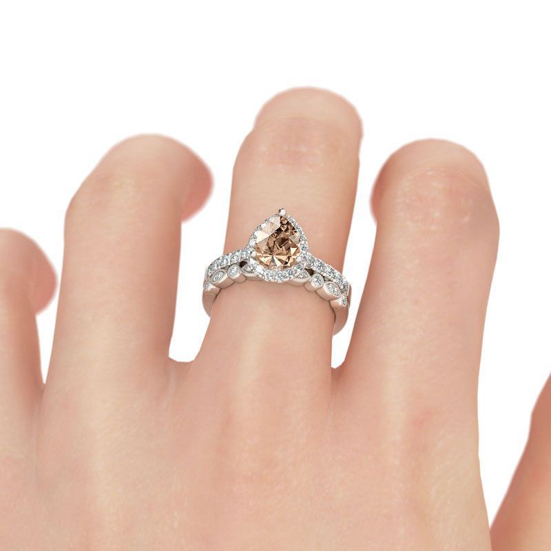 Diamond Ring Couple Wedding Ring  Sliver