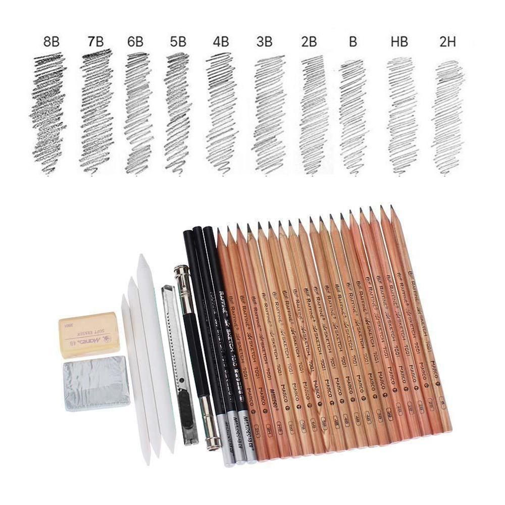 Marley 29 Pcs Professional Sketch Drawing Art Tool