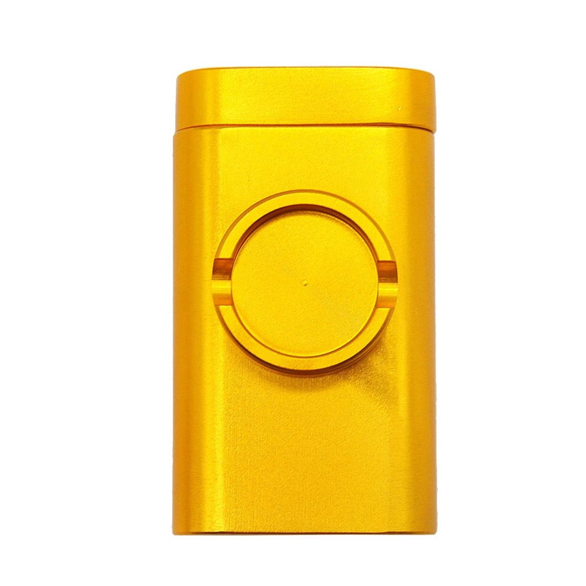 Abrader Storage Box Mini Grinder with Storage Box Golden