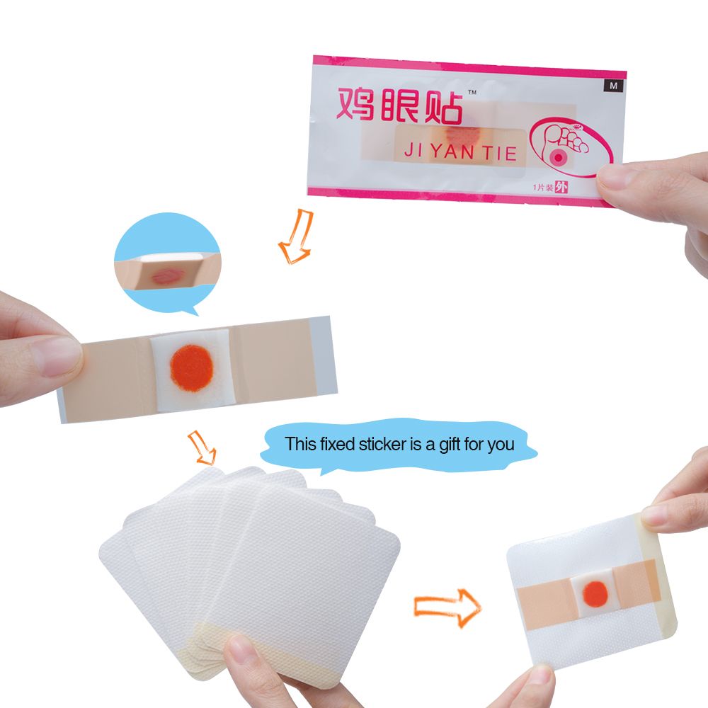 Problem Patch Plantar Remove Calluses Warts Exfoliating Corn Removed Foot Povihome Feet Foot 6Pcs Soft Treatment C1443 Skin