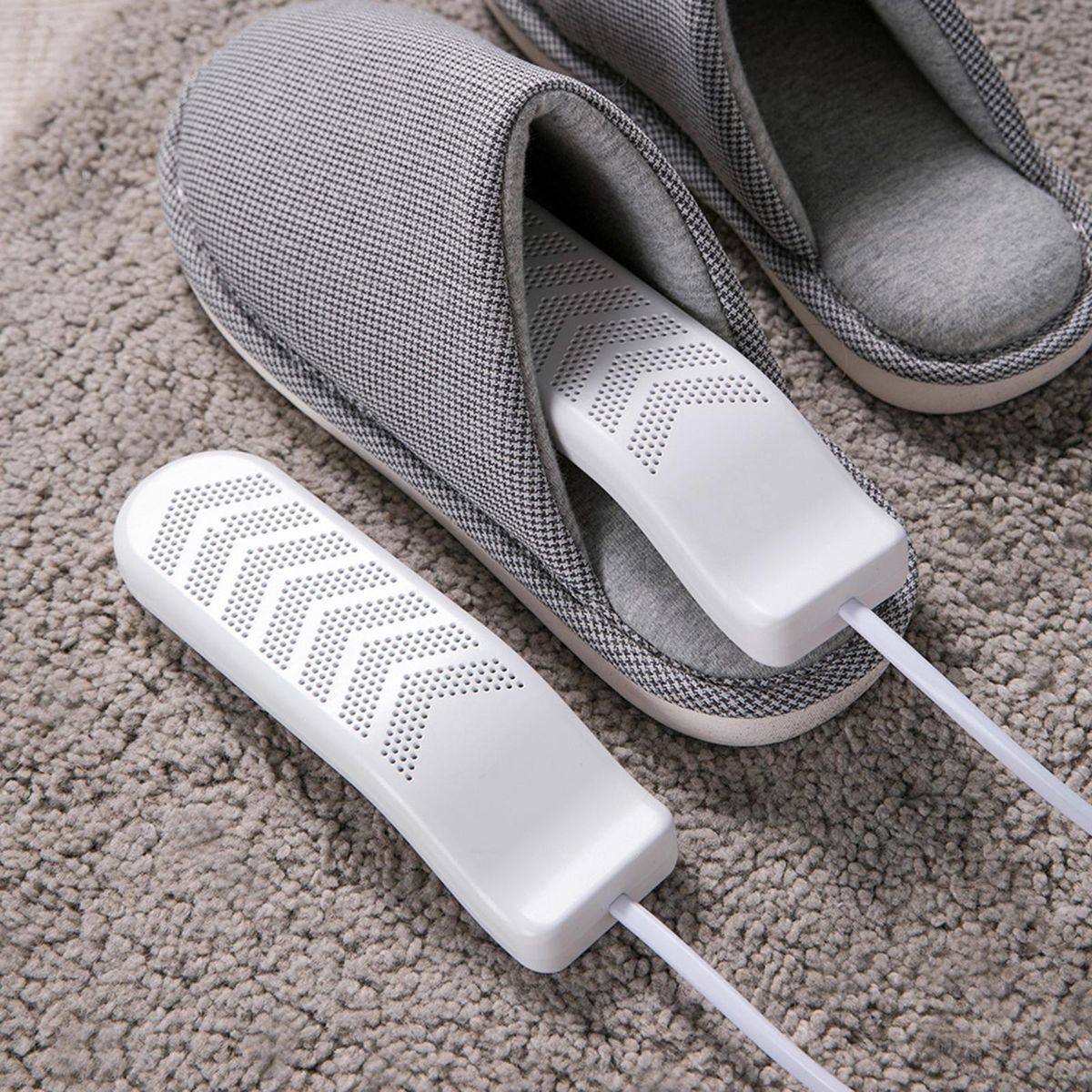 2x Household USB Electric Shoe Dryer With Timer