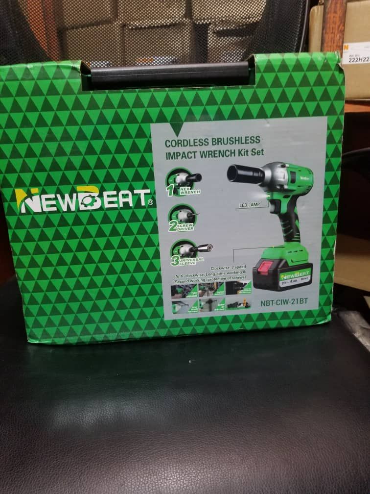 CORDLESS BATTERY BRUSHLESS DRILL/IMPACT WRENCH KIT SET