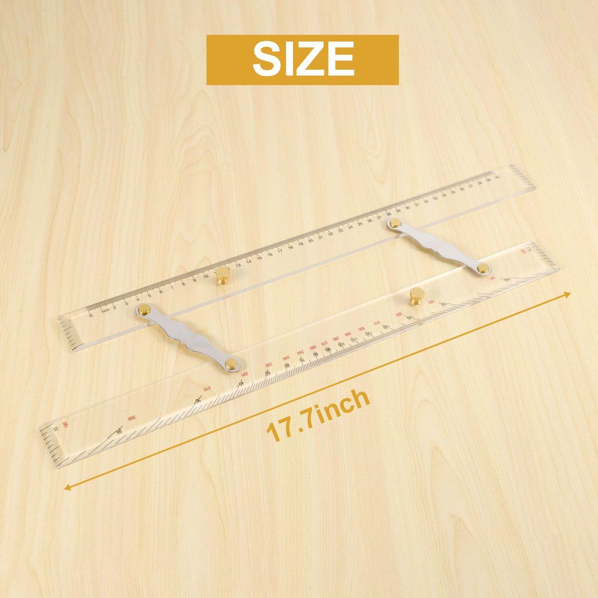 Marine Ruler Parallel Ruler Nautical Charts Parallel Ruler Mapping Points to Pull Parallel Ruler 450MM