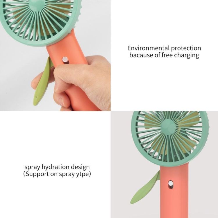 Hand Pressed Handheld Children Small Fan Bunny