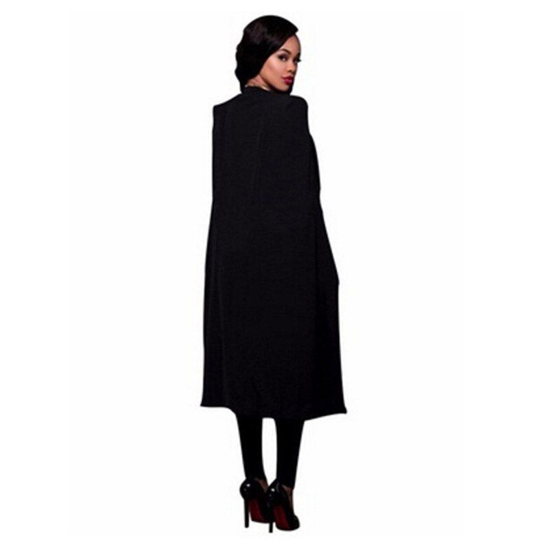 Autumn Simple Classic New Fashion Mid Long Women's Office Coat Ladies Outwear Loose Clothing Female Windbreaker Trench