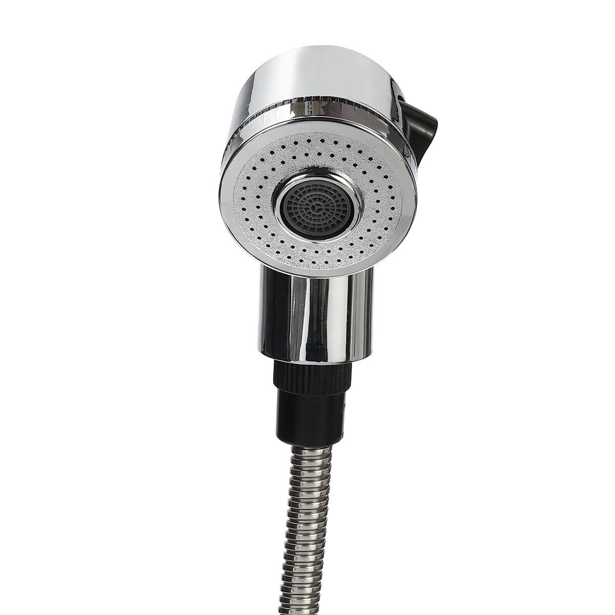 Kitchen Sink Faucet Pull Out Rotation Spray Mixer Liftable Cold And Hot Water -- Silver / Gold / Black / White Silver