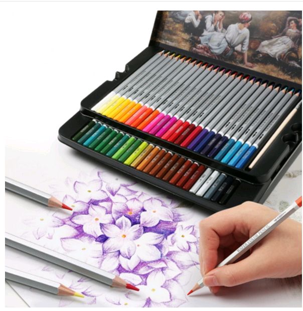 24 Colors Wood Colored Pencils Artist Painting
