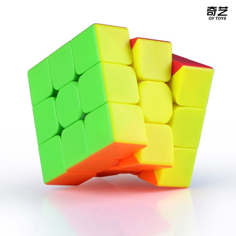 Qiyi Professional 3x3x3 Stickerless Speed Cube Children's Toys