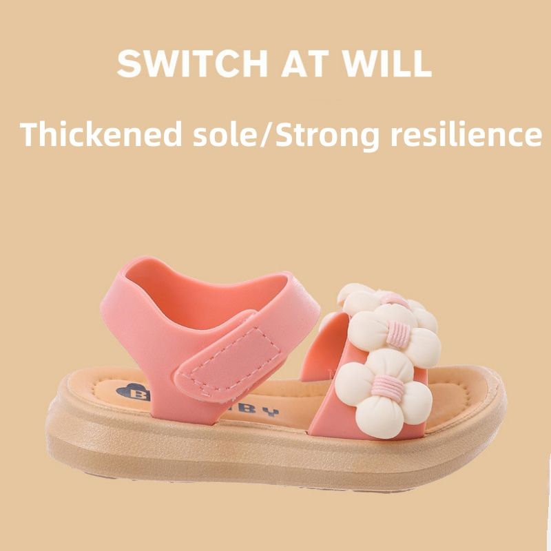 Shoes Girls Sandals Children Shoes Kids Beach Shoes Waterproof Soft Soles Velcro Shoes