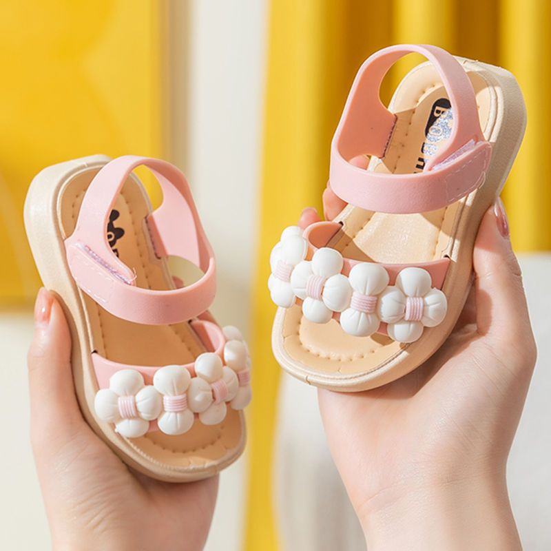 Shoes Girls Sandals Children Shoes Kids Beach Shoes Waterproof Soft Soles Velcro Shoes