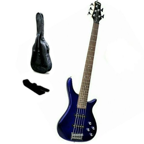 Professional 5 Strings Bass Guitar With Bag And Belt