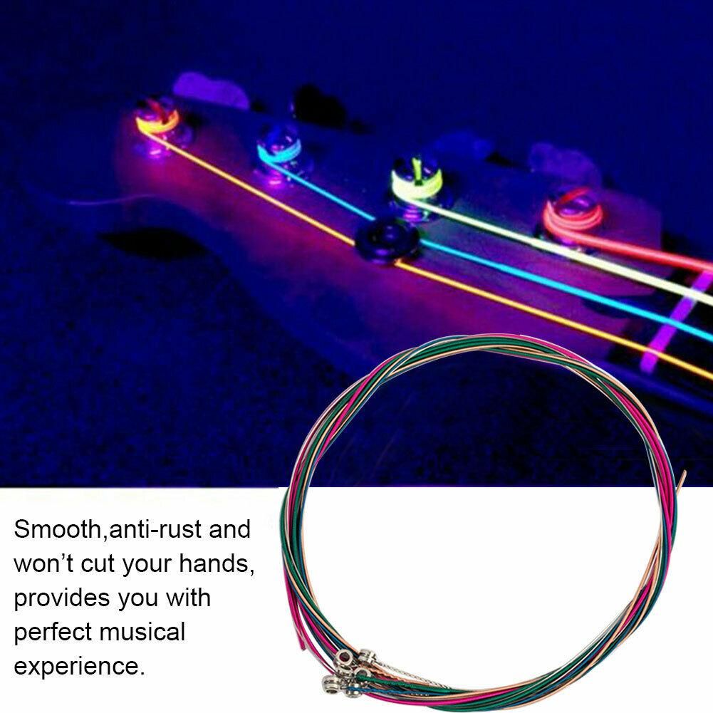 6Pcs/Set Acoustic Guitar String Replacement Steel String