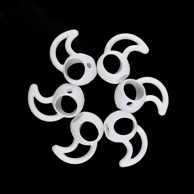 Fuan Silicone Case Replacement For Earbuds Duszake Ear Hook For Air Cover Case For Earbuds Pods Ear Tips For EarPods (White) CHSMALL