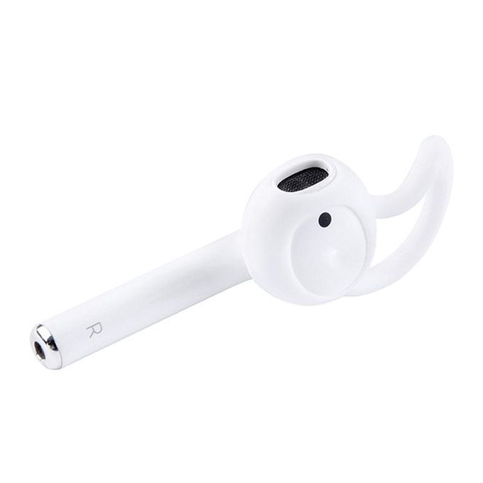 Fuan Silicone Case Replacement For Earbuds Duszake Ear Hook For Air Cover Case For Earbuds Pods Ear Tips For EarPods (White) CHSMALL
