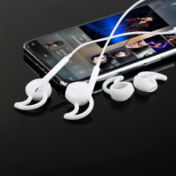 Fuan Silicone Case Replacement For Earbuds Duszake Ear Hook For Air Cover Case For Earbuds Pods Ear Tips For EarPods (White) CHSMALL