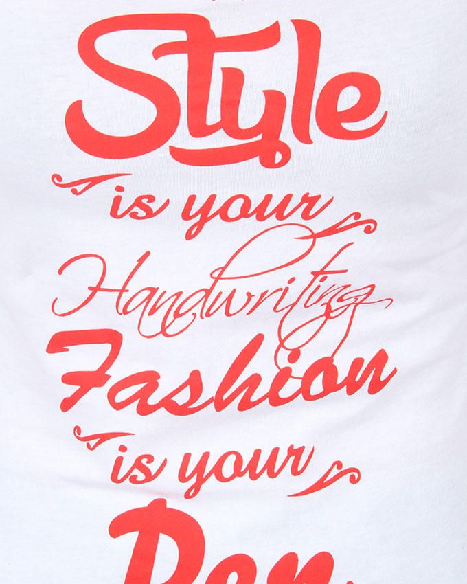 Style T-Shirt - White